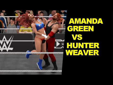 WWE 2K17 Amanda Green vs Hunter Weaver - Extreme Rules
