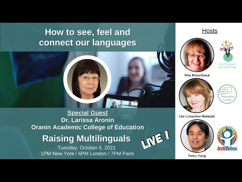 S29: Dr. Larissa Aronin - How to see, feel and connect our languages