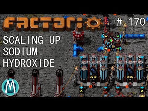 [Factorio 1.1 4K] Angel/Bobs Ep 170: Scaling Up Sodium Hydroxide