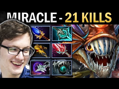 Slark Dota Gameplay Miracle with 21 Kills and Diffusal