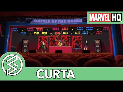 Capa de Marvel Rising: A Batalha de Bandas | Parte 1