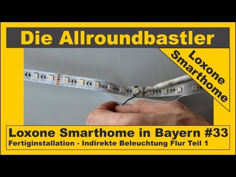 Loxone Smarthome - Fertiginstallation in Bayern #33 - Indirekte Beleuchtung Flur Teil 1