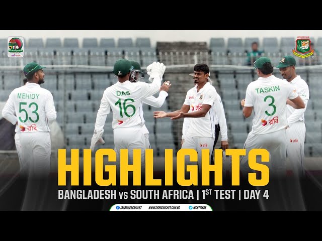 Highlights | 1st Test | Day 04 | Bangladesh vs South Africa
