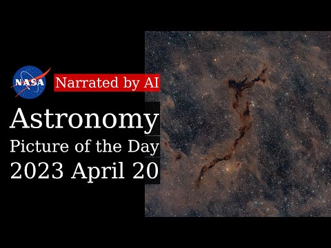 APOD: 2023-04-20 - The Dark Seahorse in Cepheus (Narrated by Joanna)