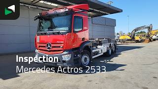 شاحنة نقل الحاويات Mercedes-Benz Actros 2533 6X2 LOW Mileage! Lifting BDF system Lift+steering ax | صورة 4 - Autoline