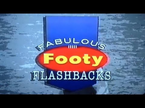 VHS promo AFL fabulous footy flashbacks 1997
