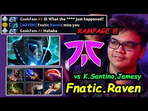 Fnatic Raven Rampage - [Phantom Assassin Arcana] Beast Carry vs GeekFam.Karl  Dota 2 pro Gameplay