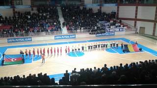 preview picture of video 'Futsal EURO: Azerbaijan - Belgium - Anthem of Azerbaijan.'
