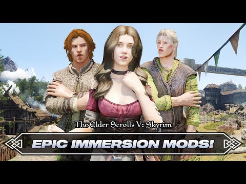 How I Made Skyrim Feel ALIVE Again… (12 Immersion Mods)