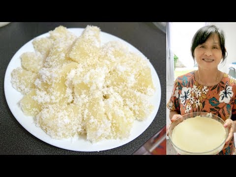 RECETTE DE MA MAMAN #34 Gâteau coco manioc à la vapeur, dessert moelleux asiatique facile en famille