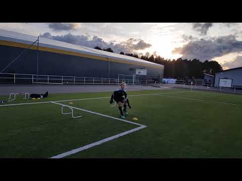 Målvaktsträningen fotboll med Edvin Johansson Vimmerby IF