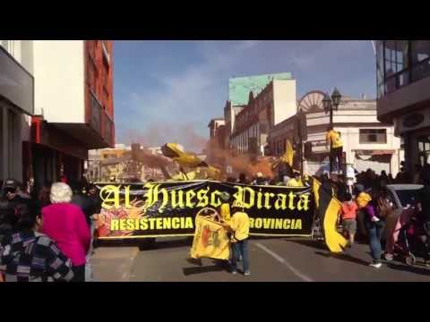 "Al Hueso Pirata - Que vuelvan los Lienzos y bombos" Barra: Al Hueso Pirata • Club: Coquimbo Unido • País: Chile