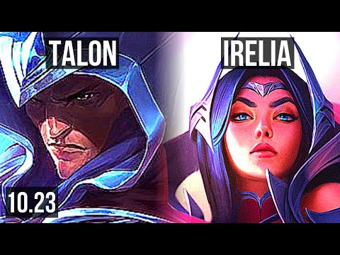 TALON vs Goku IRELIA (MID) | Rank 6 Talon, 6 solo kills, Godlike | BR Challenger | v10.23