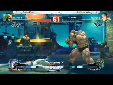 SSF4AE Snake Eyez vs LU Alex Valle - WNF 1.4