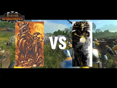 Total War: Warhammer 3 - High Queen Khalida VS Balthasar Gelt - No Commentary