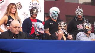 Conferencia de prensa &quot;The Crash&quot; (Rey Mysterio, Konnan, Cddy Rhodes)