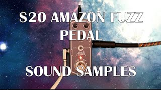 Video thumbnail for $20 AKLOT Fuzz Pedal | Sound Sample Demo by SmackOfAllTrades