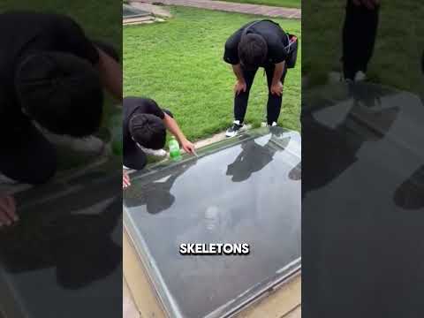 Visible glass-covered graves in China  | #shortvideo