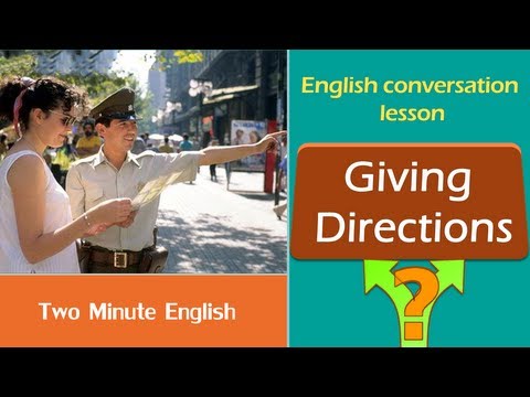 Giving Directions - Learn How to Give Directions in English - Speak English Fluently Tutorials