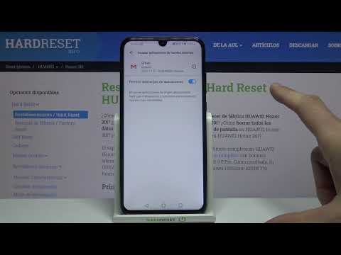 Cómo activar fuentes desconocidas en HUAWEI Honor 20i - instalar aplicaciones de origen desconocido