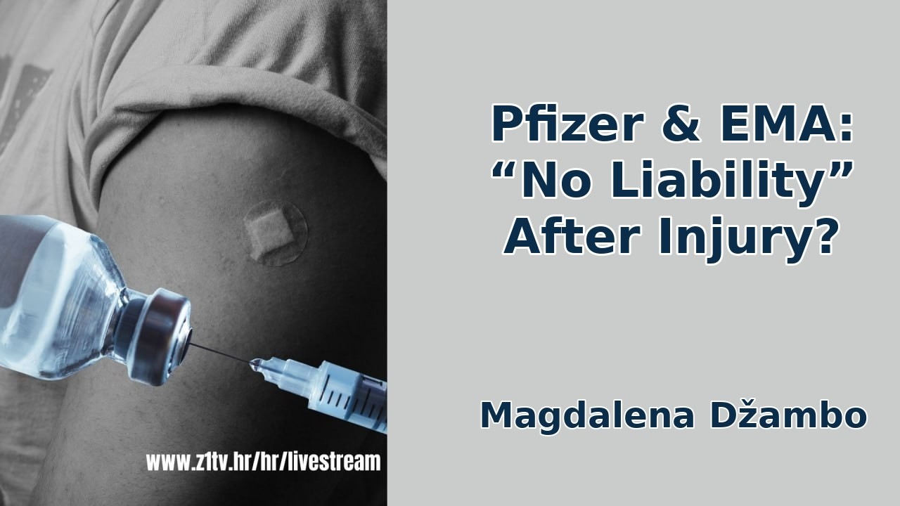 Pfizer, EMA, and “No Responsibility”: Džambo on the Accountability Gap