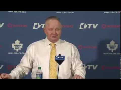Carlyle Post Game - Panthers vs Maple Leafs (Jan 30, 2014)