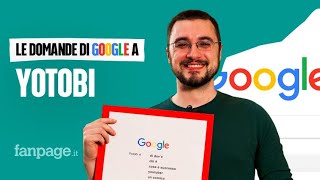 Yotobi, Twitch, Instagram, games: lo youtuber risponde alle domande di Google