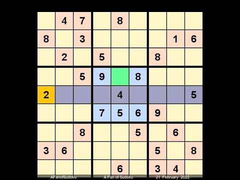 How to Solve The Hindu Sudoku Five Star February 21, 2022