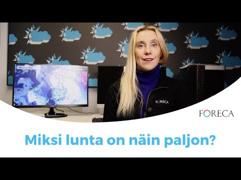 , title : 'Lunta! Paljonko? Miksi? Tuleeko lisää?'