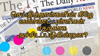 4 Colour Dots in Newspaper ! Why ?? #gk #printer #machine #newspaper #facts #video #4dots #rgb #cmyk