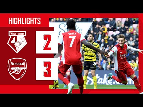 HIGHLIGHTS | Watford vs Arsenal (2-3) | Premier League | Saka, Gabi & Odegaard!