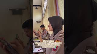 Download lagu Polwan Cantik asal Papua Barat melantunkan Sholawat Nabi Muhamammad SAW dengan merdu #sholawat mp3