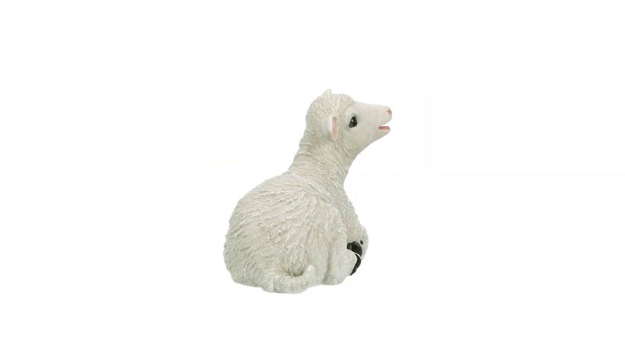 Yorkshire Lamb Garden Statue: Sitting Lamb Video