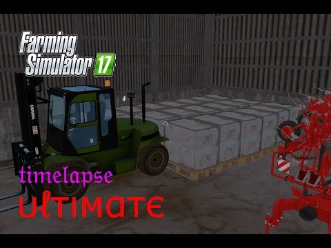 Farming Simulator 2017 Timelapse #69: Selling wool and feeding animals