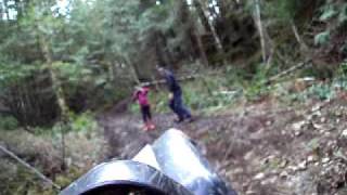 Wes trying to keep the shiny side up!!.AVI