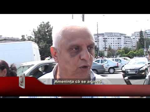 Amenința că se aruncă