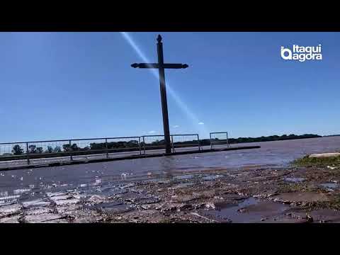 Rio Uruguai Baixa em Itaqui, Mas Continua Acima da Cota de Inundação |Defesa Civil Atualiza Situação