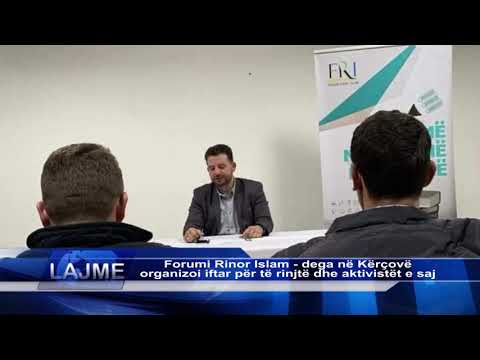 Forumi Rinor Islam   dega në Kërçovë organizoi iftar për të rinjtë dhe aktivistët e saj