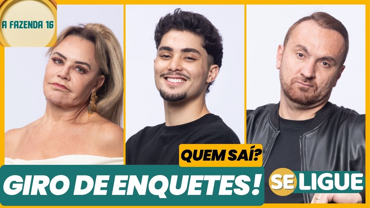 A Fazenda - Giro de Enquetes! Flor, Gui ou Zé Love quem será eliminado nessa ROÇA? Acirrada? Ao Vivo