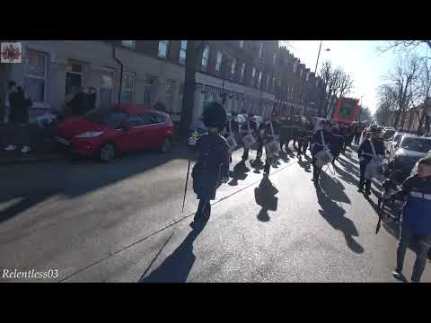 Pride Of The Raven (No.3) @ UDR2 Memorial Parade ~ Belfast ~ 24/02/24 (4K)