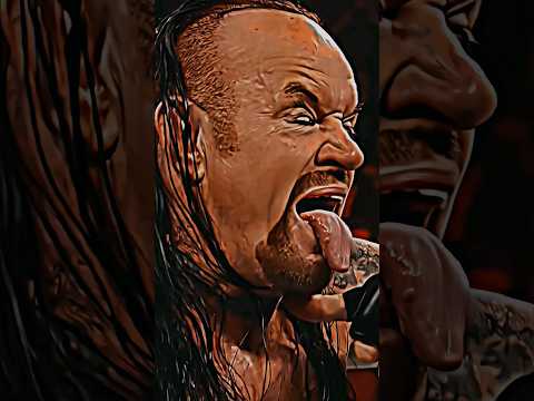 THE UNDERTAKER scary look 👹 #youtubeshorts #respect #attitude #shorts