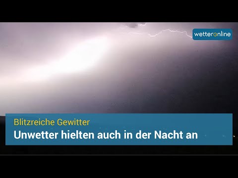 Schwere Gewitter hinterließen regional Schäden