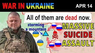 14 Apr: Storming White Mountain: Insane RUSSIAN 3% SURVIVAL ATTACK | War in Ukraine