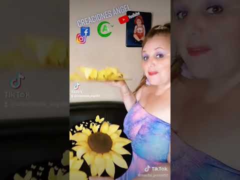 DISCOS DE ACETATO CON FLORES EN FOMI