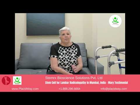 Mary's Journey with StemRX's Stem Cell Therapy for Lumbar Radiculopathy in Mumbai, India