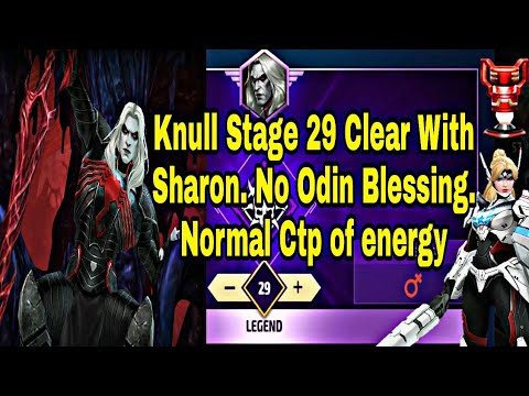 Knull Stage 29 Clear With Sharon New uniform & Sharon New Uniform Much Better - Marvel Future Fight