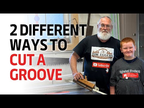 Cutting Grooves in Wood using 100+ Year Old Tools