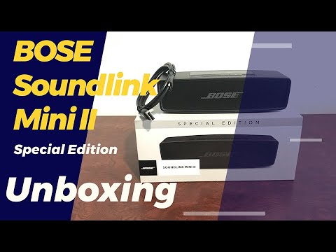 BOSE Soundlink Mini II   Unboxing Review  & Sound Test