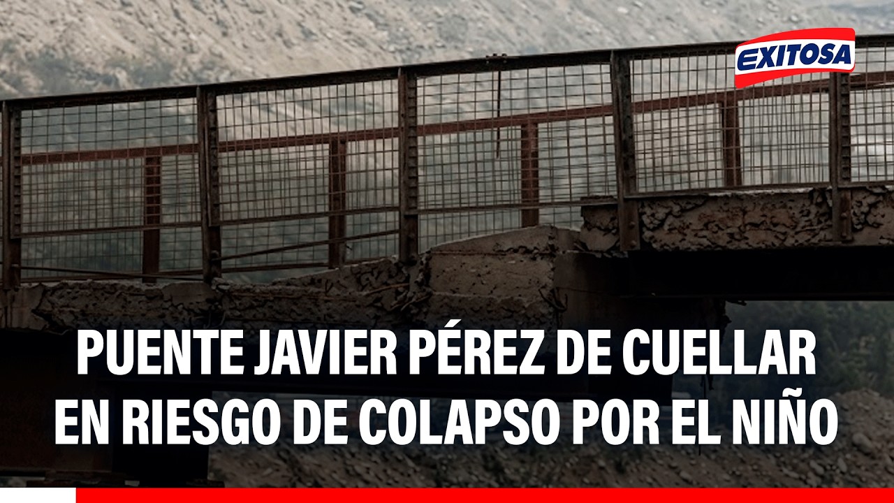 🔴🔵 Adulta mayor alerta sobre los peligros del puente y pide renovar la estructura peatonal