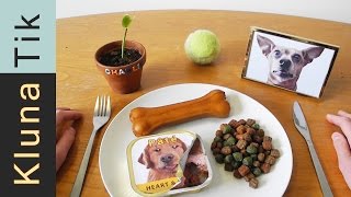 Eating DOG FOOD!!! Kluna Tik Dinner #40 | ASMR eating sounds no talk